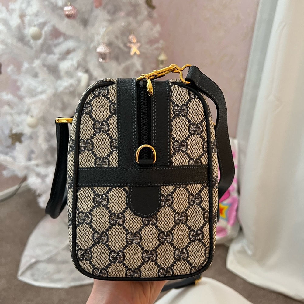 Vintage AUTHENTIC Gucci Ophidia GG Canvas Crossbody Satchel - Picture 3 of 9